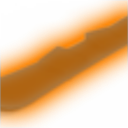 Orange Neon Snowboard